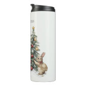 Kerstboom van de konijnen thermosbeker (Geroteerd rechts)
