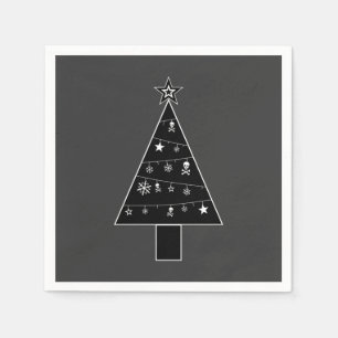 kerstboom van DOOM Paper Napkins Servet