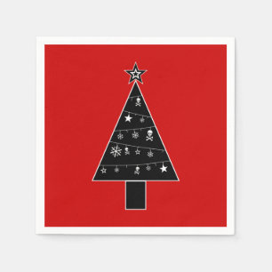 kerstboom van DOOM Paper Napkins Servet