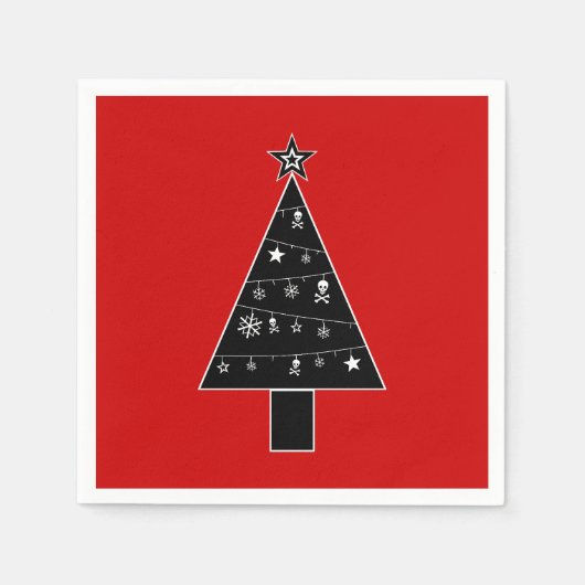 kerstboom van DOOM Paper Napkins Servet (Voorkant)