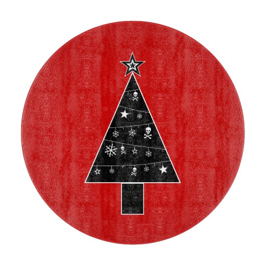 Kerstboom van DOOM Snijplank (Voorkant)