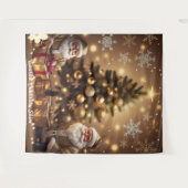 "Kerstboom van Dromen" Wandkleed (Voorkant (horizontaal))