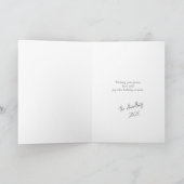 Kerstboom van gebrandschilderd glas feestdagen kaart (Binnen)