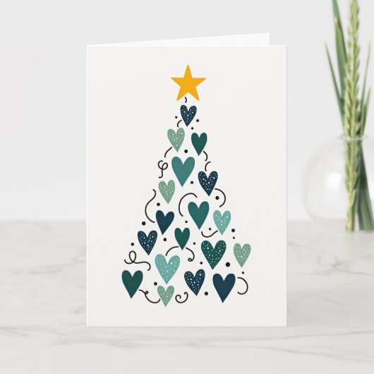 Kerstboom van Hartens Kaart (Voorkant)