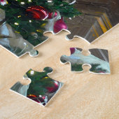 Kerstboom van het EU-station Legpuzzel (Zijkant)