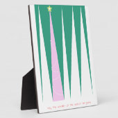 Kerstboom van het Seizoen Wonder Fotoplaat (Zijkant)