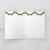 Kerstboom van het Vakantie van het wenskaart de Feestdagen Kaart (Binnen)