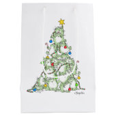 kerstboom van Katten van Sandra Boynton Medium Cadeauzakje (Achterkant)