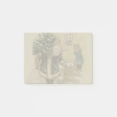 Kerstboom van Kerstman in de sneeuw Post-it® Notes (Voorkant)