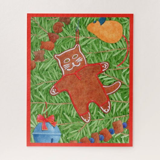 KERSTBOOM VAN KITTY 16"x20" Puzzel (Verticaal)