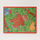 KERSTBOOM VAN KITTY 16"x20" Puzzel (Horizontaal)