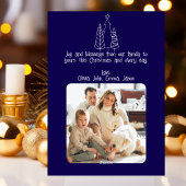 Kerstboom van militaire vliegtuigen, foto feestdagenkaart