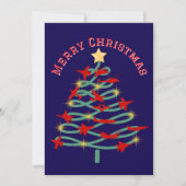Kerstboom van militaire vliegtuigen, foto feestdagenkaart (Voorkant)