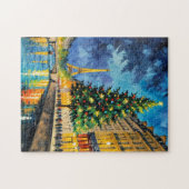 kerstboom van Parijs Legpuzzel (Horizontaal)