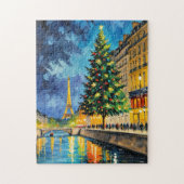 kerstboom van Parijs Legpuzzel (Verticaal)