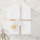 Kerstboom van peperkoek cadeaulabels (Met Koord)