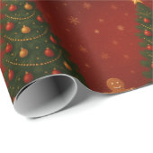 Kerstboom van peperkoek cadeaupapier (Rol Hoek)