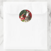 Kerstboom van Prinses Tiana - Kat / Kitten Ronde Sticker (Tas)