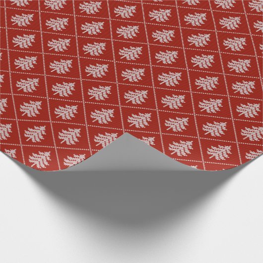 kerstboom van rond cadeaupapier (Hoek)