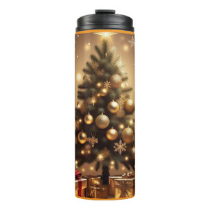 Kerstboom van verwondering thermosbeker