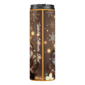 Kerstboom van verwondering thermosbeker (Achterkant)