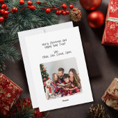 Kerstboom van vliegtuigen, minimalistische foto feestdagenkaart