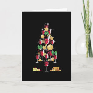 KERSTBOOM VAN WIJNGLAZEN KAART