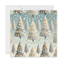 Kerstboom verlichte print ontwerp