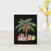 Kerstboom verlichting Hawaïaanse Trocal Xmas Wat Kaart (Gele Bloem)