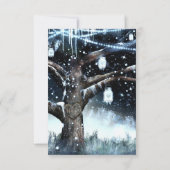 Kerstboom Verlichting & Potten RSVP Antwoord (Achterkant)