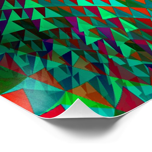 Kerstboom verloren in de ruimte... perfect poster (Hoek)