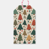 Kerstboom Verpakking labels Cadeaulabel (Voorkant)