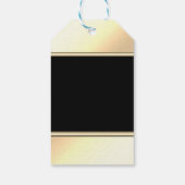 Kerstboom versierd, Goud - Gepersonaliseerd Cadeaulabel (Achterkant)