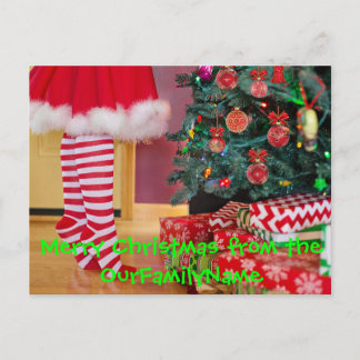 Kerstboom Versieren Aanpasbare Kerstkaart Briefkaart