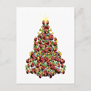 kerstboom versieren feestdagenkaart