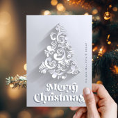 Kerstboom Versiering Bedrijfs Groet Feestdagenkaart