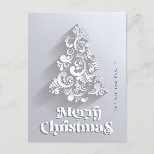 Kerstboom Versiering Kerst Groet Briefkaart (Voorkant)