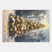 Kerstboom Vet Schilderen Decoupage Inpakpapier Vel (Voorkant 2)