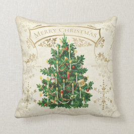 Kerstboom Vintage Worpkussen Op Maat Kussen