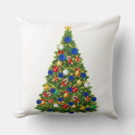 Kerstboom - Vlag van de Europese Unie | EU Euro -  Kussen