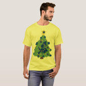 Kerstboom - Vlag van de Europese Unie | EU Euro T-shirt (Voorkant volledig)