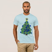 Kerstboom - Vlag van de Europese Unie | EU Euro T-shirt (Voorkant volledig)