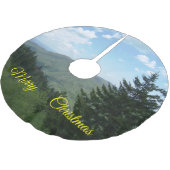 Kerstboom Vloerkleed Berglandschap Rok (Gekanteld)