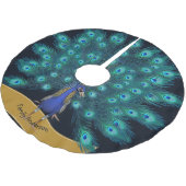 Kerstboom Vloerkleed Decoratie genaamd PAUW Kerstboom Rok (Gekanteld)