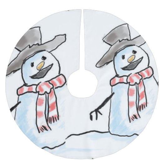 Kerstboom Vloerkleed Rok (Voorkant)