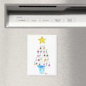 Kerstboom vol vrolijkheid en licht magneet (Insitu (Vaatwasser))
