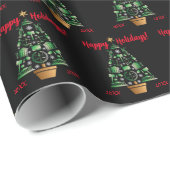 kerstboom voor advocaat cadeaupapier (Rol Hoek)