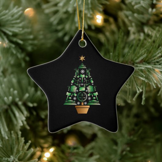 kerstboom voor advocaat keramisch ornament (Boom)