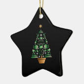 kerstboom voor advocaat keramisch ornament (Links)