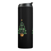 kerstboom voor advocaat thermosbeker (Gedraaid links)